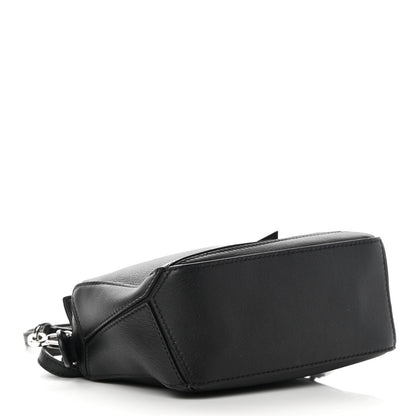 Loewe Calfskin Mini Puzzle Bag Black 3 of 9