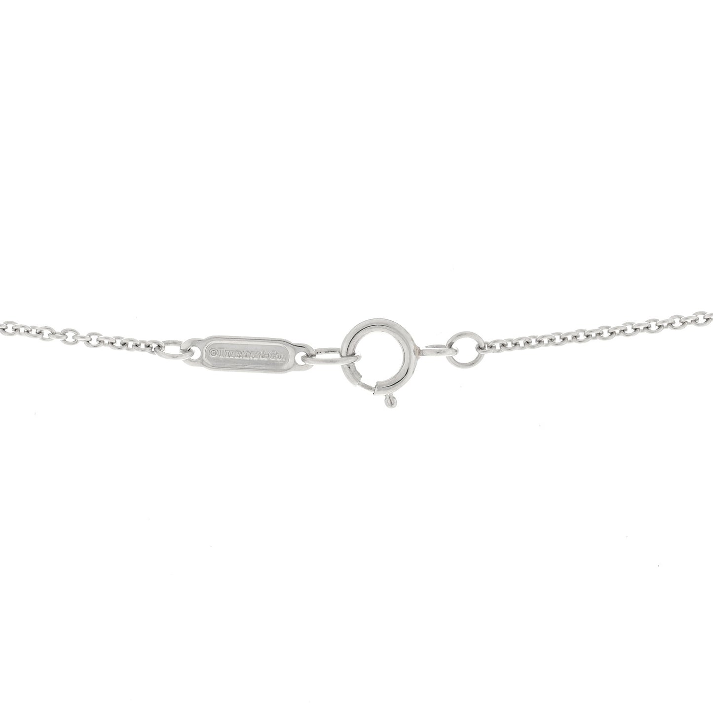 Platinum Diamond Paper Flowers Pave Pendant Necklace