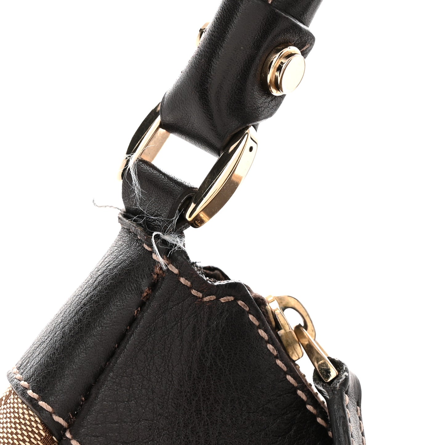 Monogram Large Abbey Hobo Brown