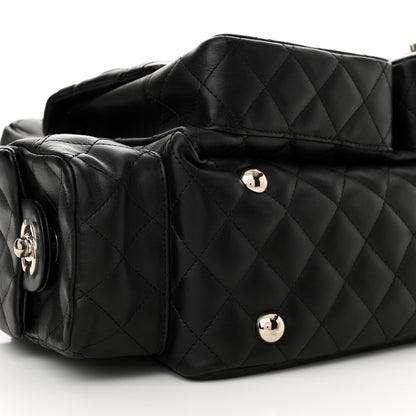 Chanel Calfskin Quilted Large Cambon Multipocket Reporter Black 9 of 12