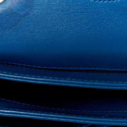 Chanel Lambskin Quilted Small Trendy CC Flap Dual Handle Bag Blue 12 of 12