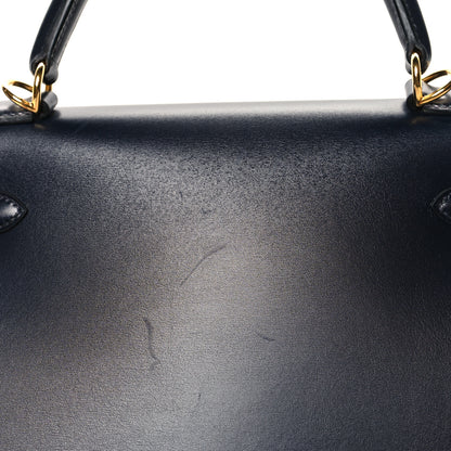 Hermes Box Kelly Sellier 28 Bleu Marine 12 of 18