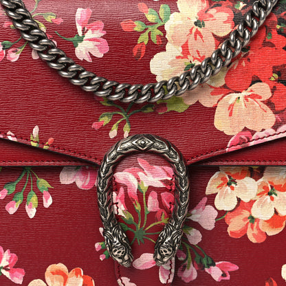 Gucci Calfskin Blooms Print Medium Dionysus Shoulder Bag Romantic Cherry Multicolor 7 of 9