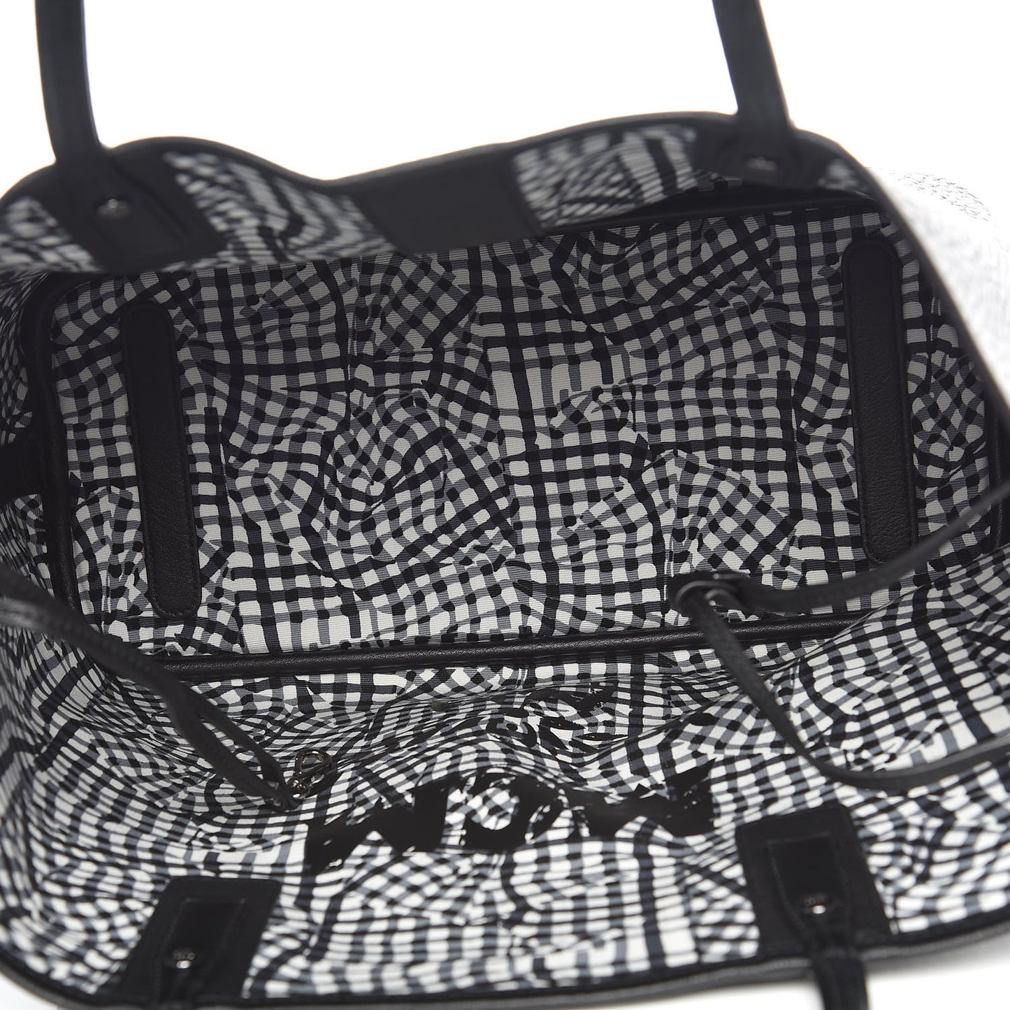 Visetos Medium Liz Reversible Shopper Tote Black