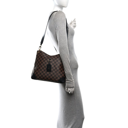 Louis Vuitton Damier Ebene Odeon MM Black 2 of 9