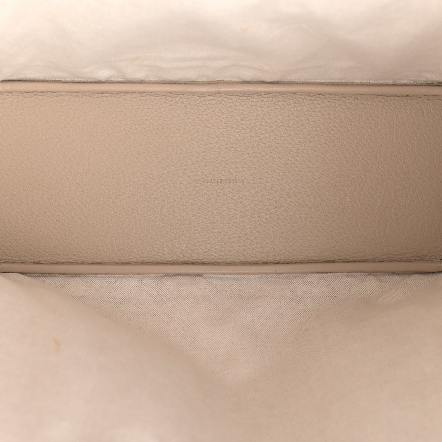 GG Supreme Monogram Textured Calfskin Medium Ophidia Shoulder Tote  Beige Mystic White Oatmeal