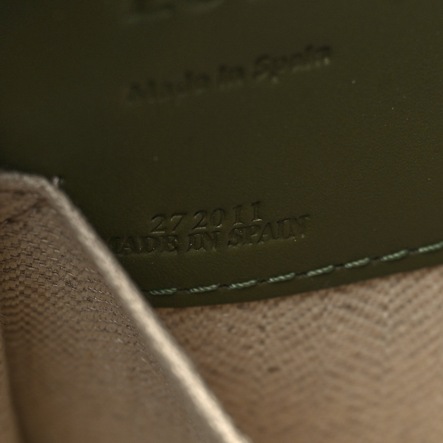 Loewe Soft Grained Calfskin Small Cushion Tote Avocado 6 of 8