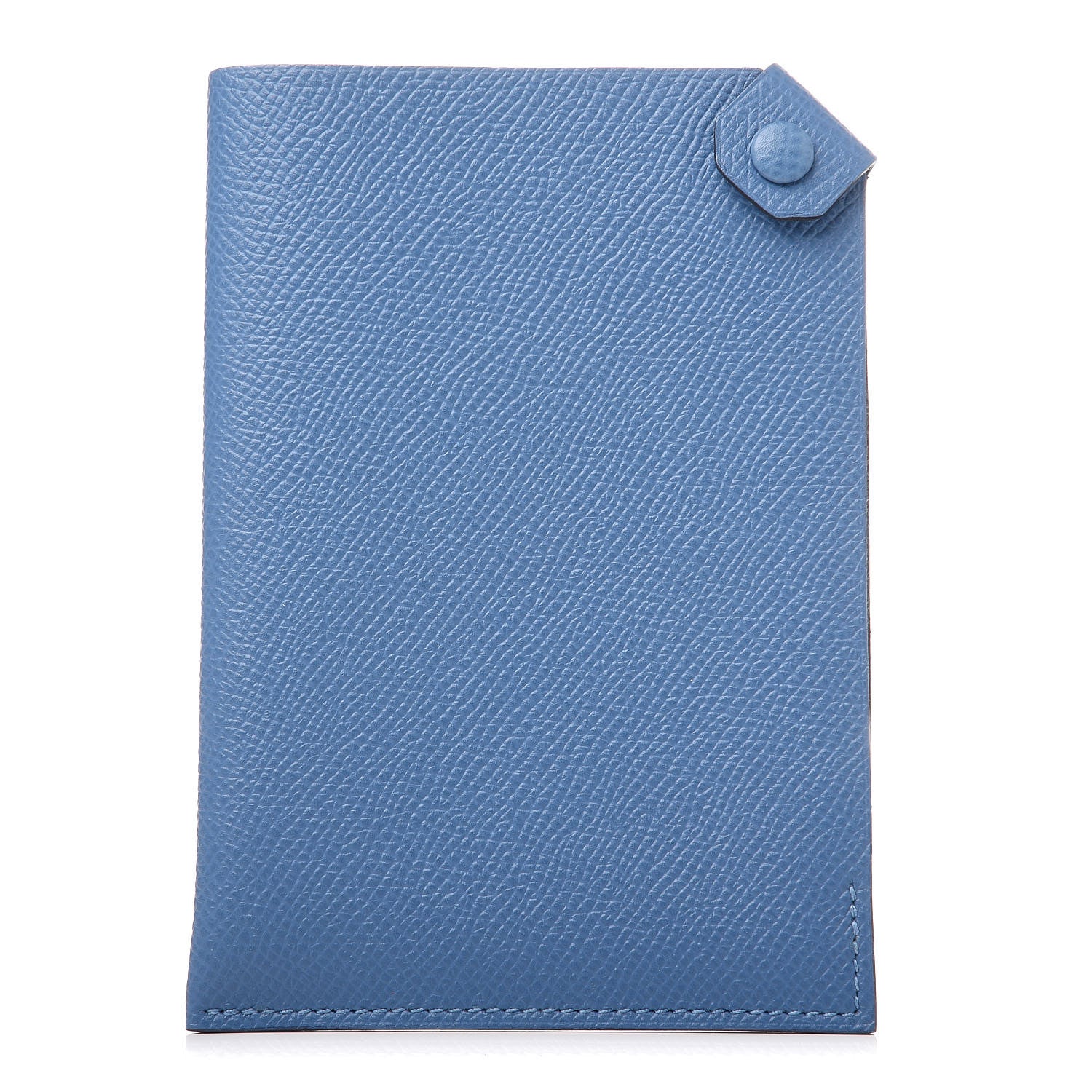 Hermes Epsom Tarmac PM Passport Holder Bleu Paradis 1 of 8