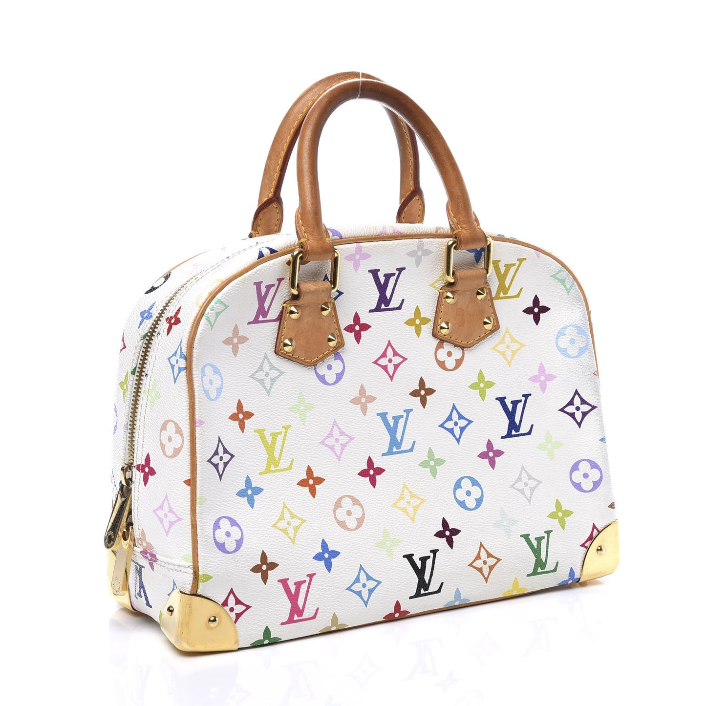 Monogram Multicolor Trouville White