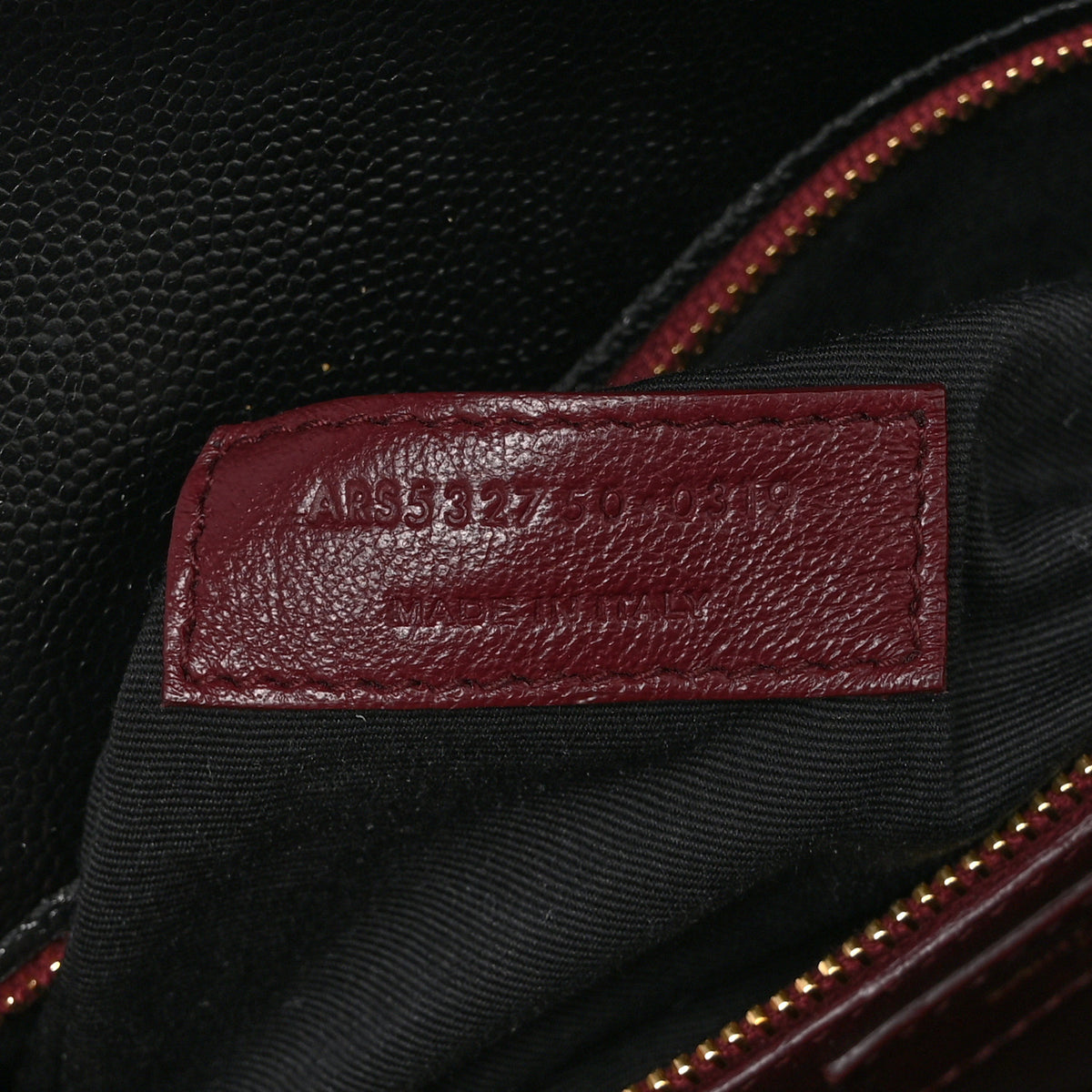 Saint Laurent Grain De Poudre Monogram Cassandra Clasp Bag Black 8 of 11