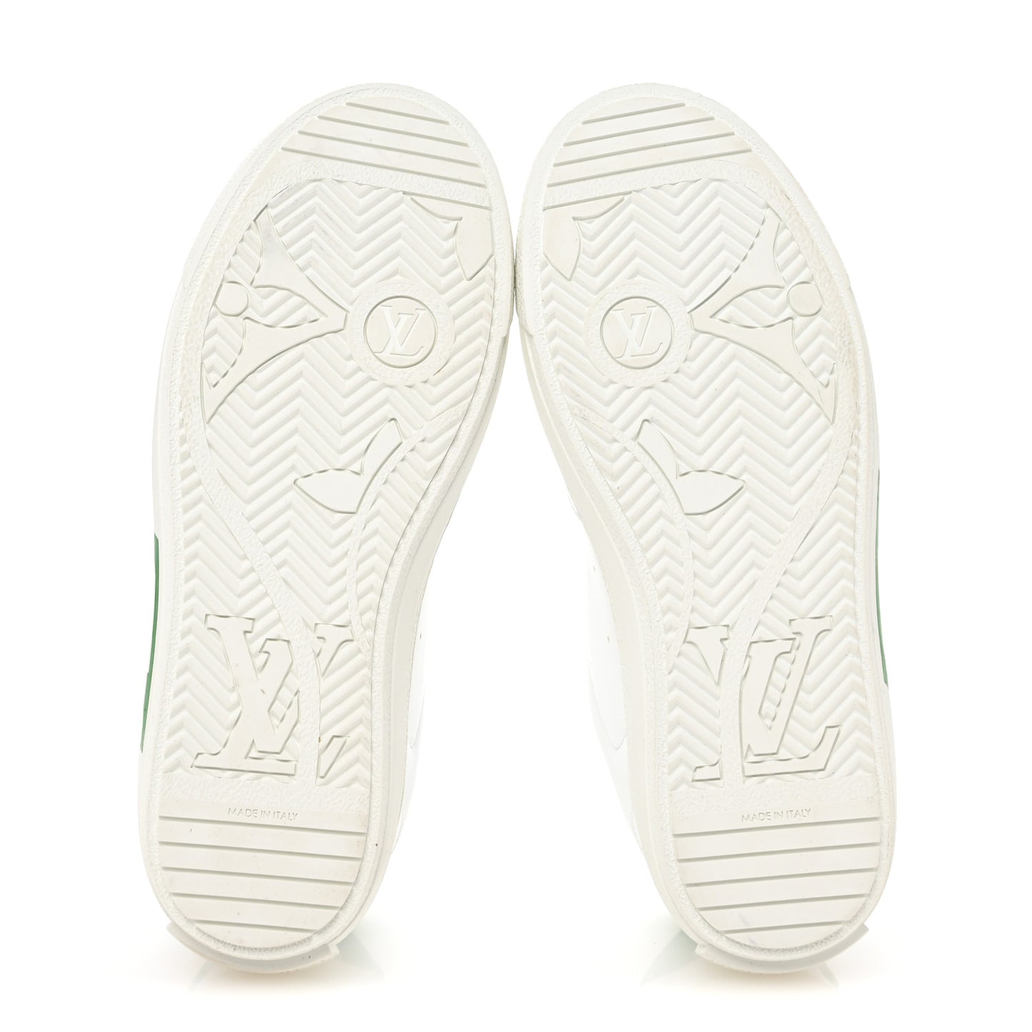 Calfskin Charlie Sneaker 37.5 White Green