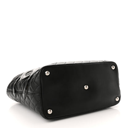 Chanel Calfskin Quilted Large Cambon Tote Black 3 of 11