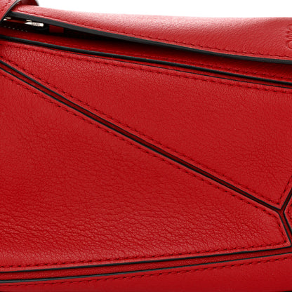 Loewe Calfskin Mini Puzzle Bag Pomodoro 8 of 10