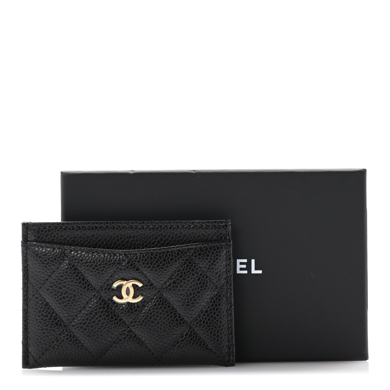 Chanel Caviar Quilted Card Holder Black 9 of 9