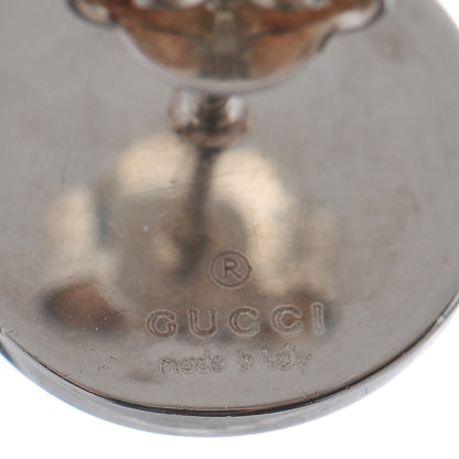 Gucci Sterling Silver Enamel GG Stud Earrings Black 4 of 5