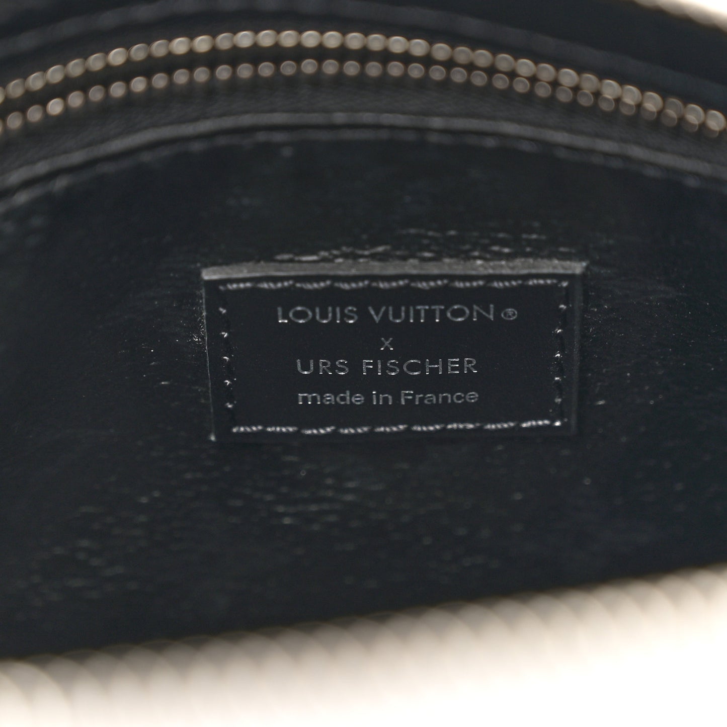 X UF Tufted Monogram Speedy Bandouliere 25 White Black