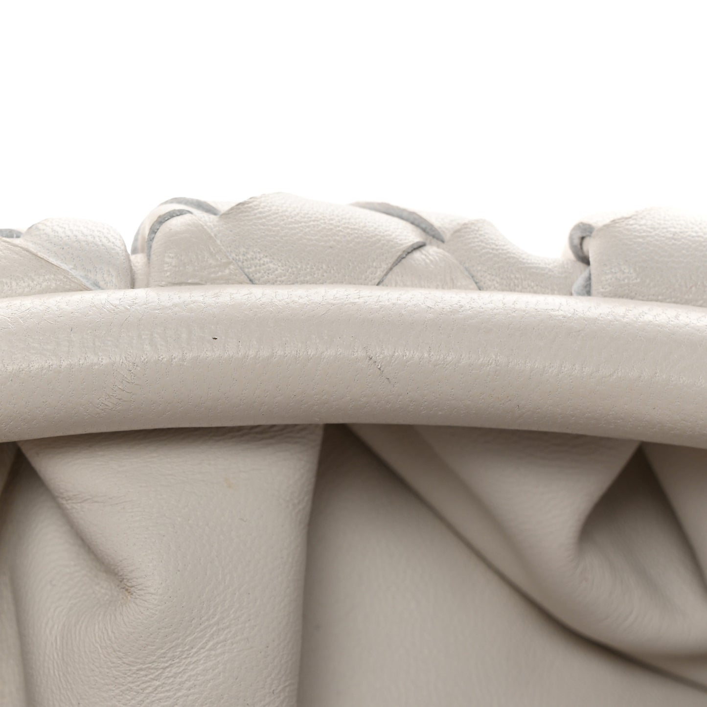 Nappa Maxi Intreccio The Pouch Oversized Clutch Plaster