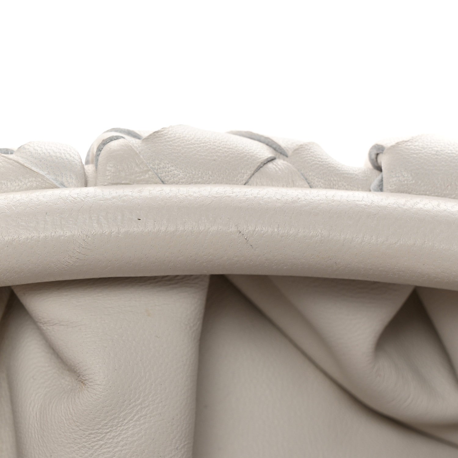 Bottega Veneta Nappa Maxi Intreccio The Pouch Oversized Clutch Plaster 11 of 12