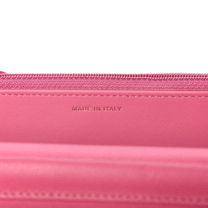 Chanel Caviar Quilted Wallet on Chain WOC Pink 9 of 12