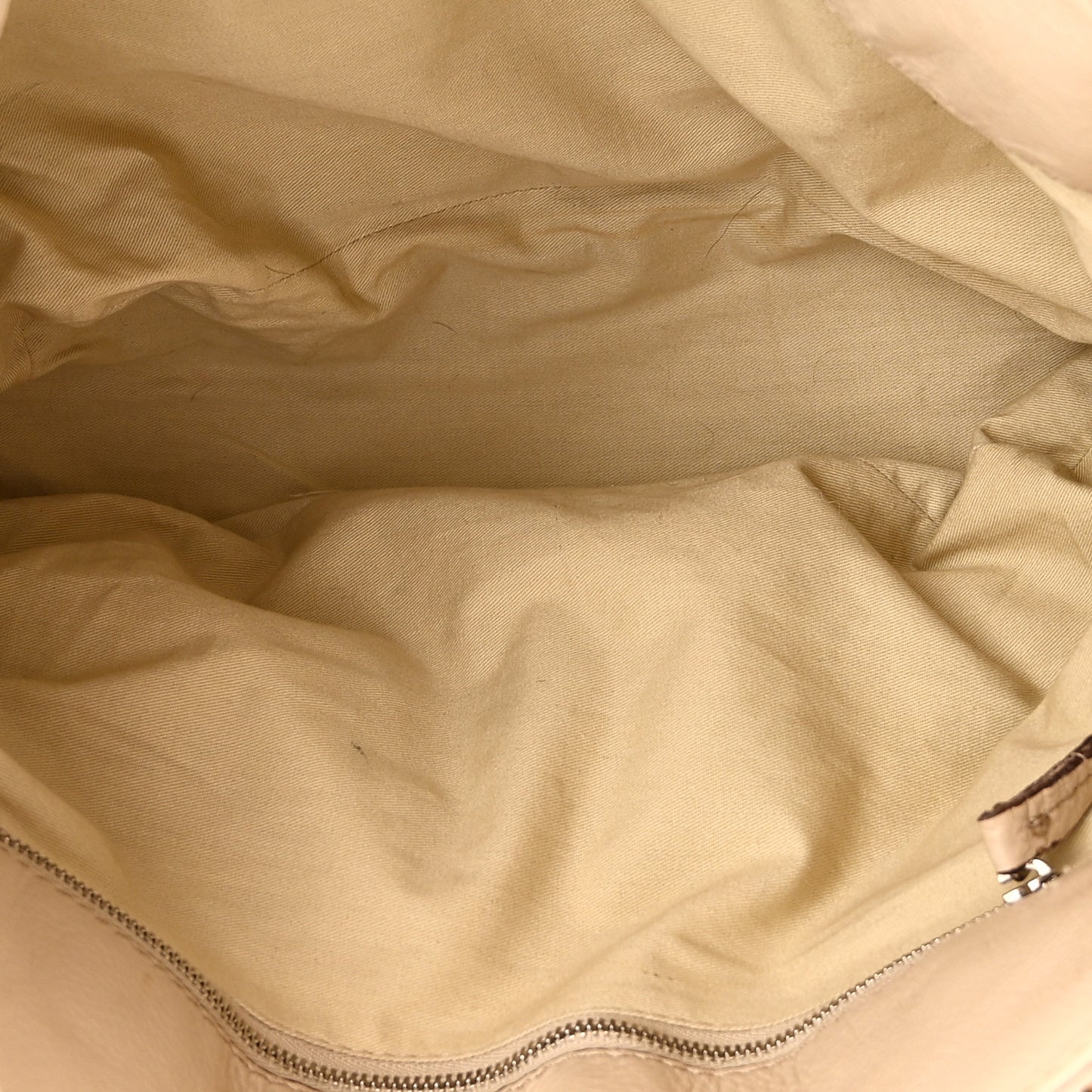 Grained Calfskin Paddington Shopping Tote Beige