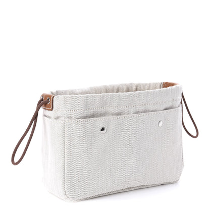 Hermes Canvas Barenia Fourbi 20 PM Pouch Naturel Fauve 3 of 12