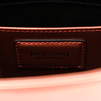 Bulgari Metallic Calfskin Small Serpenti Forever Snake Strap Crossbody Bag Orange 7 of 10