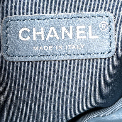 Chanel Calfskin Chevron Quilted Small Urban Spirit Backpack Light Blue 6 of 11