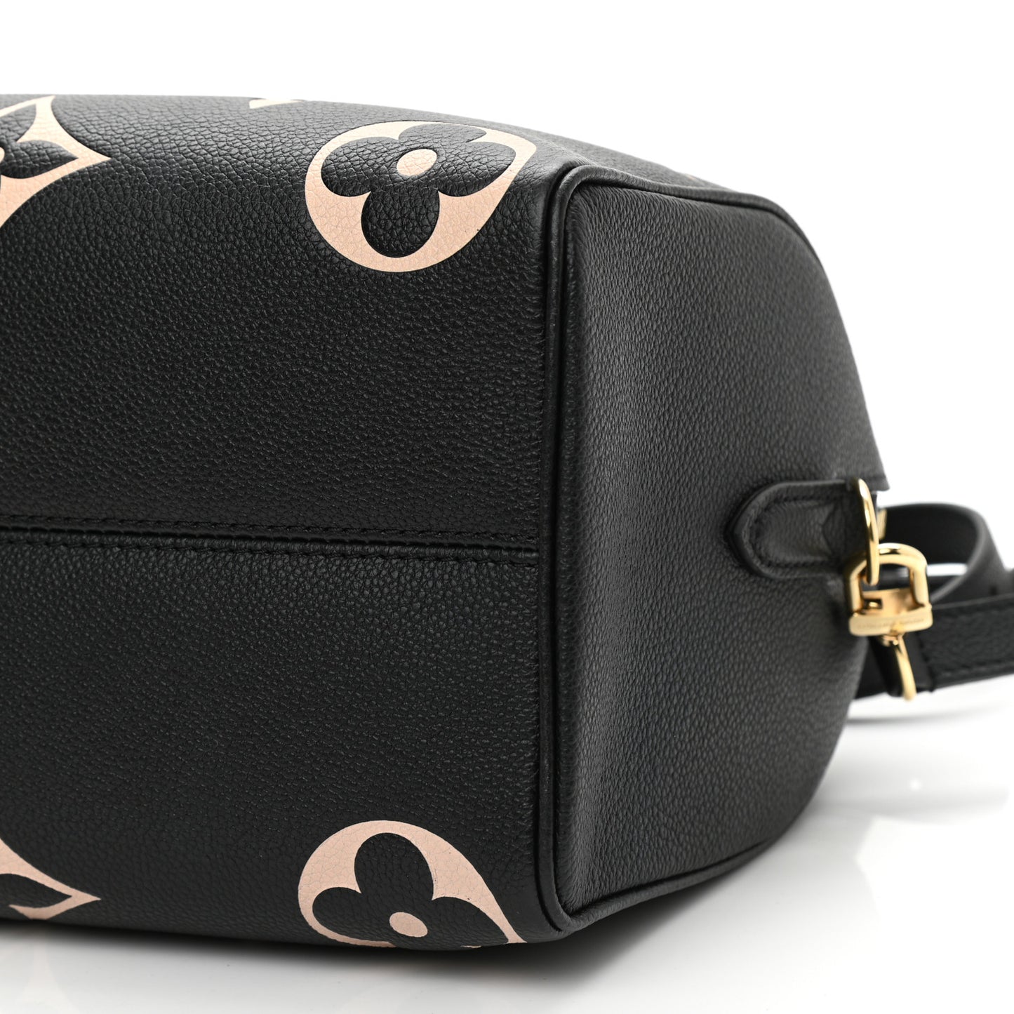 Empreinte Monogram Giant Speedy Bandouliere 25 Black Beige