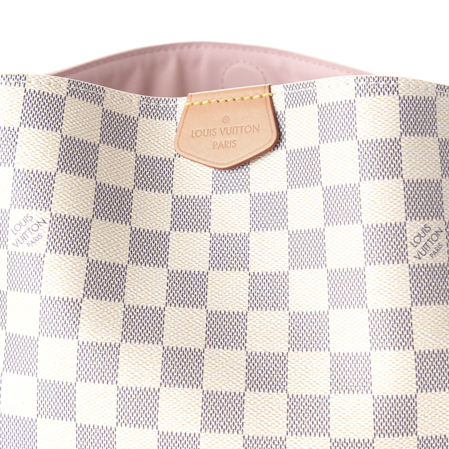 Louis Vuitton Damier Azur Graceful PM Rose Ballerine 10 of 10