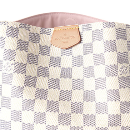 Louis Vuitton Damier Azur Graceful PM Rose Ballerine 10 of 10