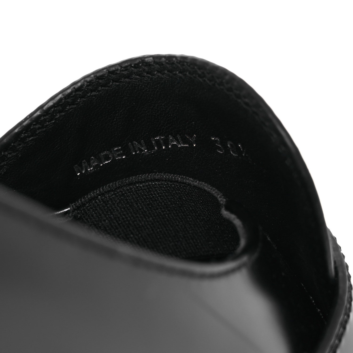 Prada Spazzolato Metal Triangle Logo 50mm Loafers 38.5 Black 10 of 13