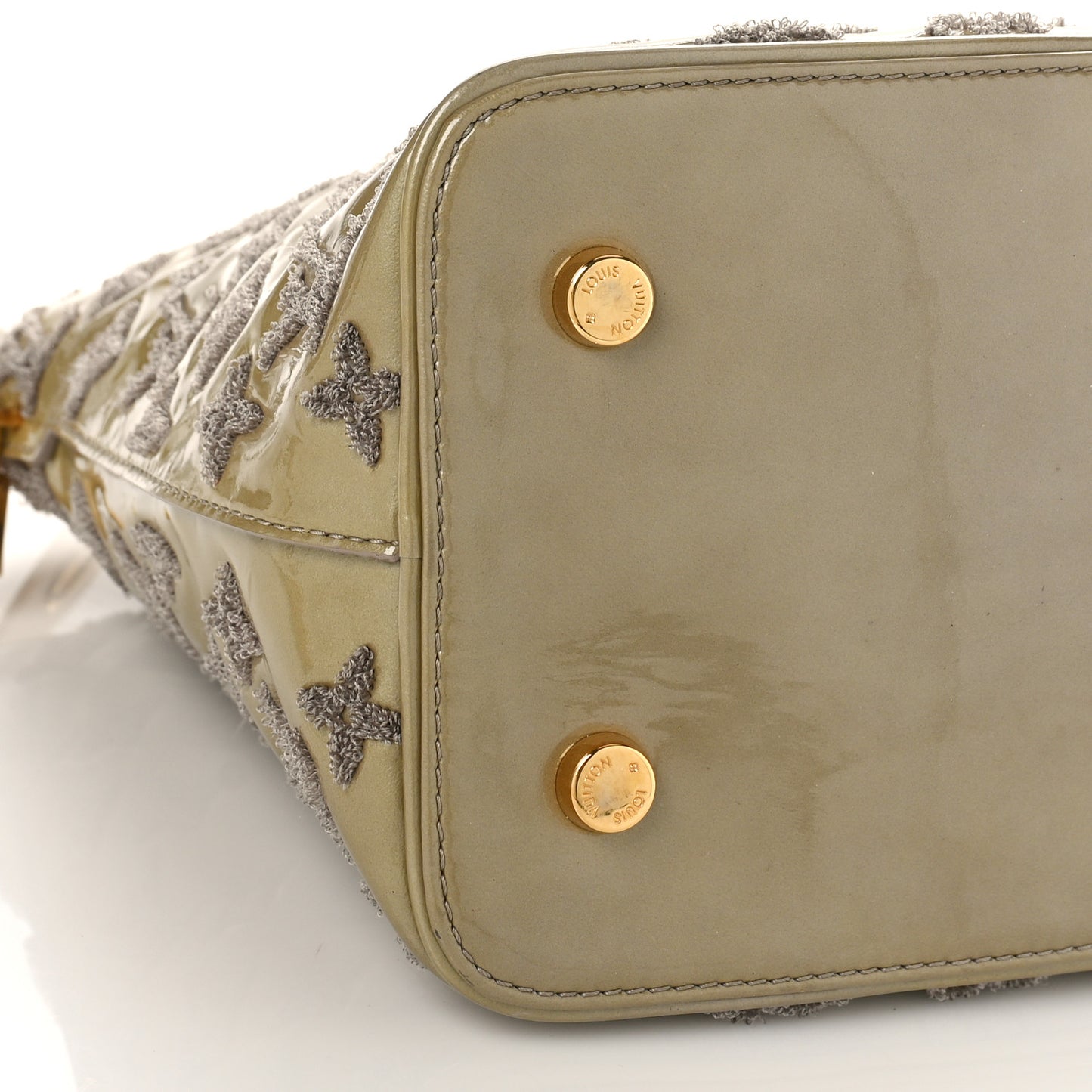 Patent Lambskin Fascination Lockit Gris