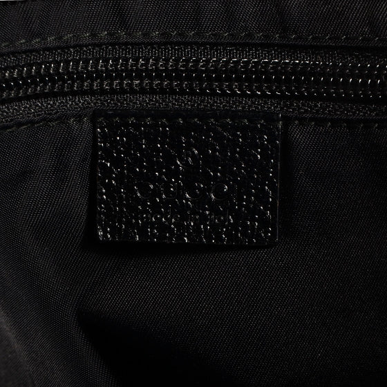 Monogram Web Large Diaper Tote Black