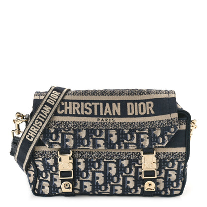 Christian Dior Oblique Small Diorcamp Messenger Blue 1 of 7