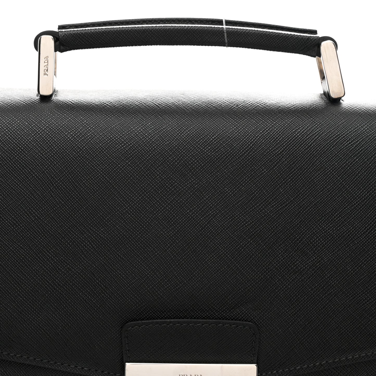 Saffiano Briefcase Black