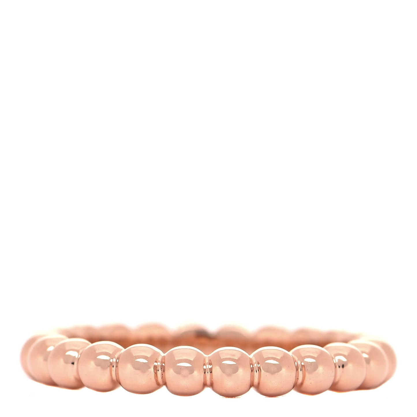 18K Rose Gold Medium Perlee Ring 52 6