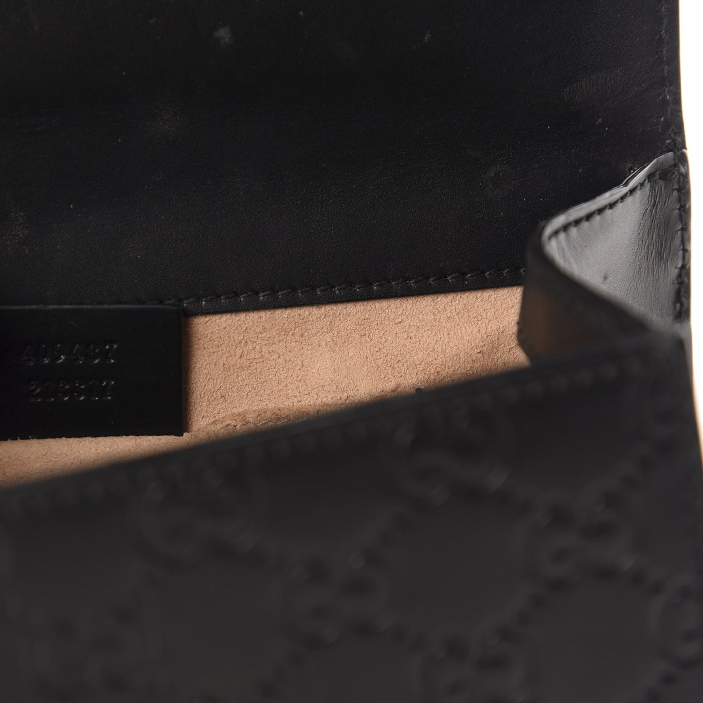 Guccissima Small Padlock Shoulder Bag Black