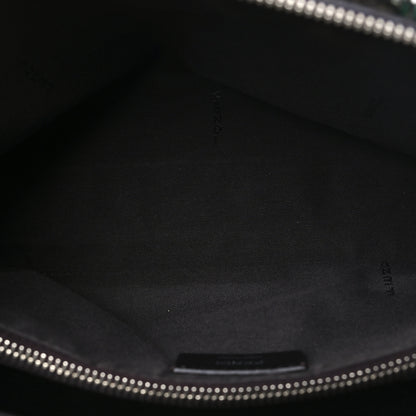 Fendi Vitello Snakeskin Medium By The Way Boston Bag Dark Green Roccia 5 of 11