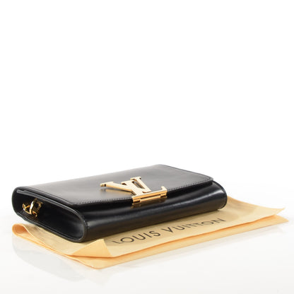 Louis Vuitton Calfskin Chain Louise GM Black 4 of 7