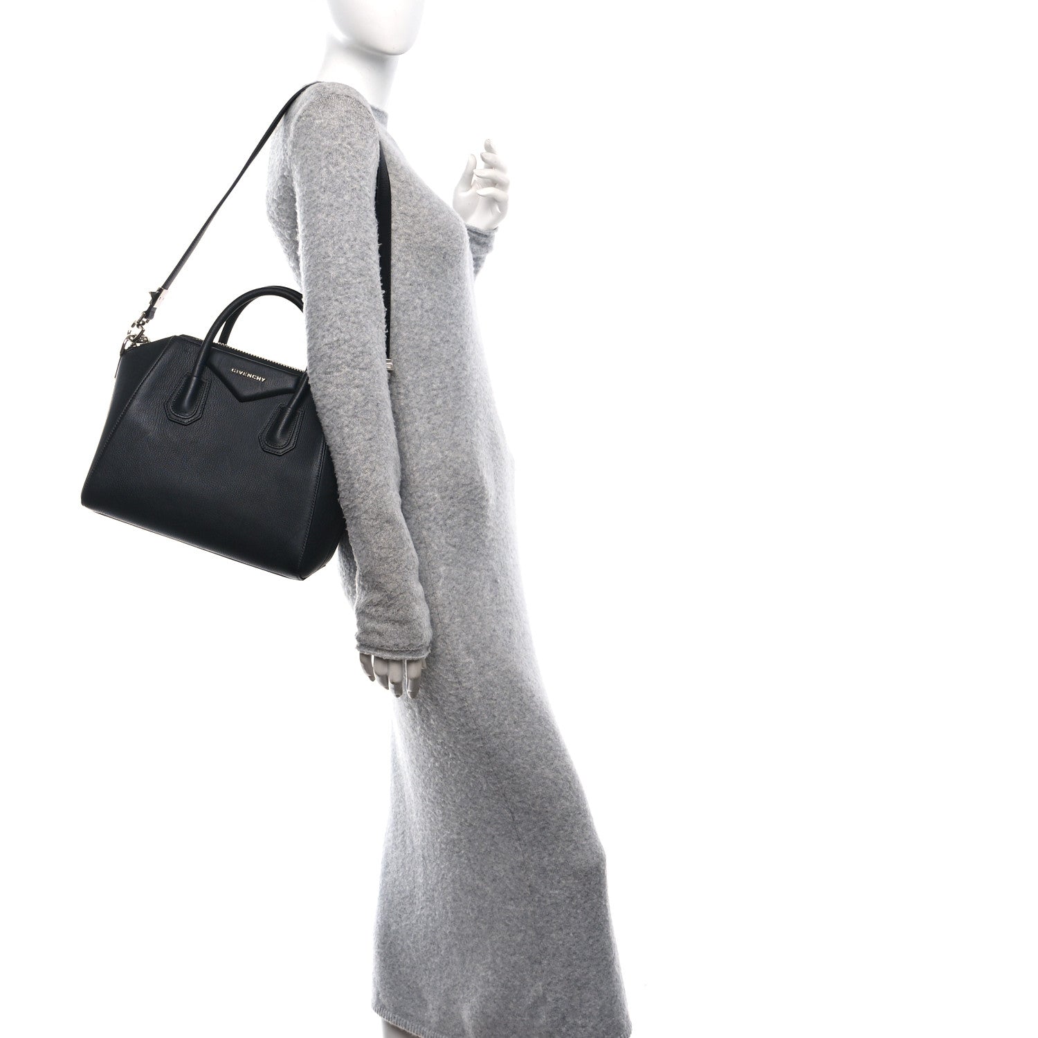 Givenchy Sugar Goatskin Small Antigona Black 2 of 12