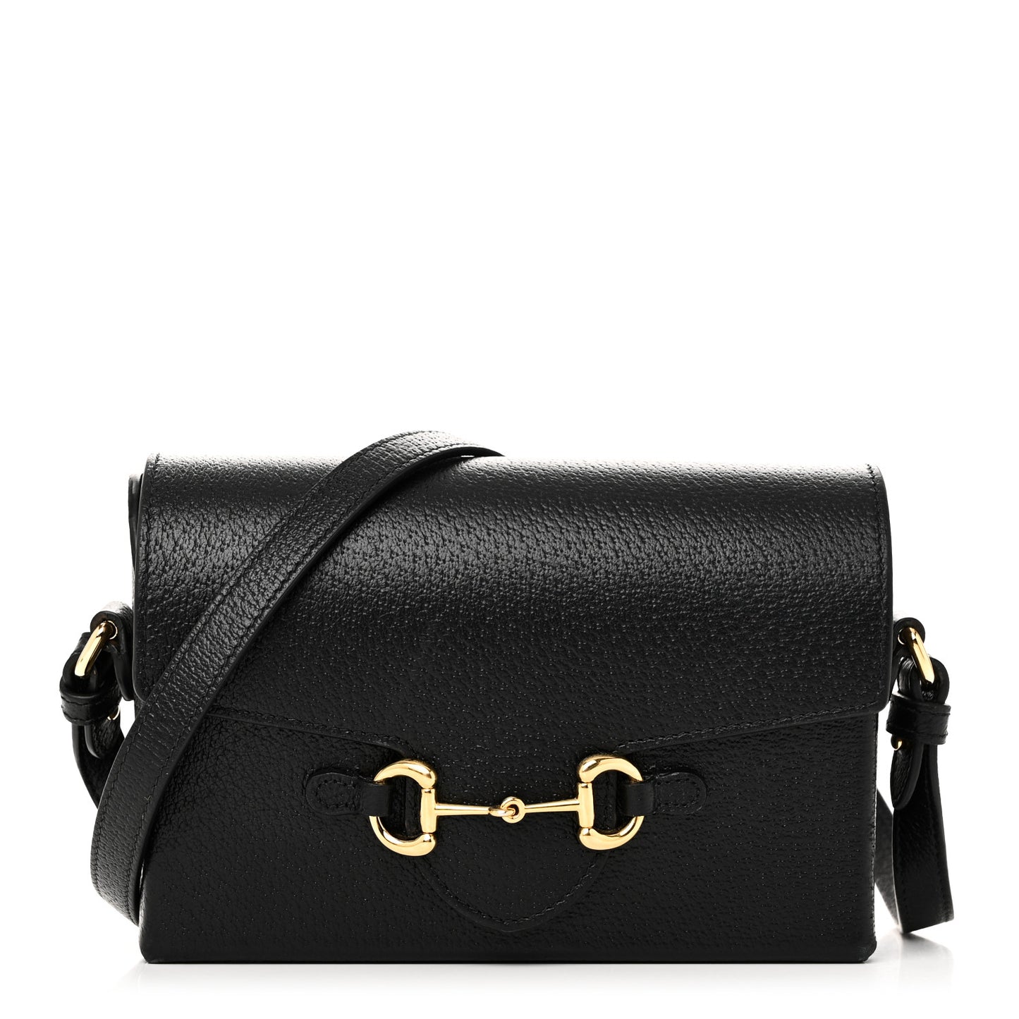 Calfskin Horsebit 1955 Shoulder Bag Black