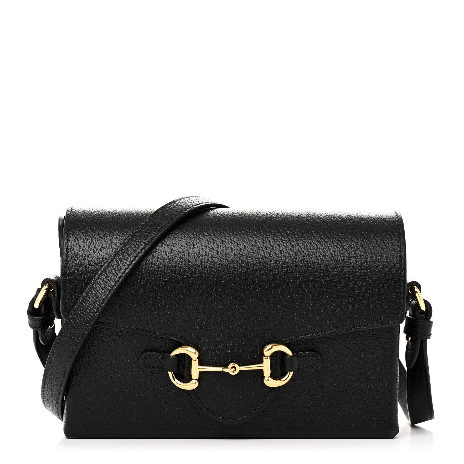 Gucci Calfskin Horsebit 1955 Shoulder Bag Black 1 of 10
