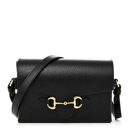 Gucci Calfskin Horsebit 1955 Shoulder Bag Black 1 of 10