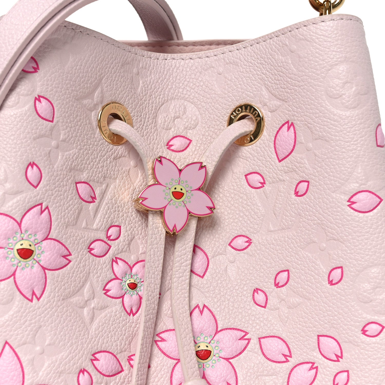 Louis Vuitton LV X TM Empreinte Cherry Blossom Neonoe BB Pink