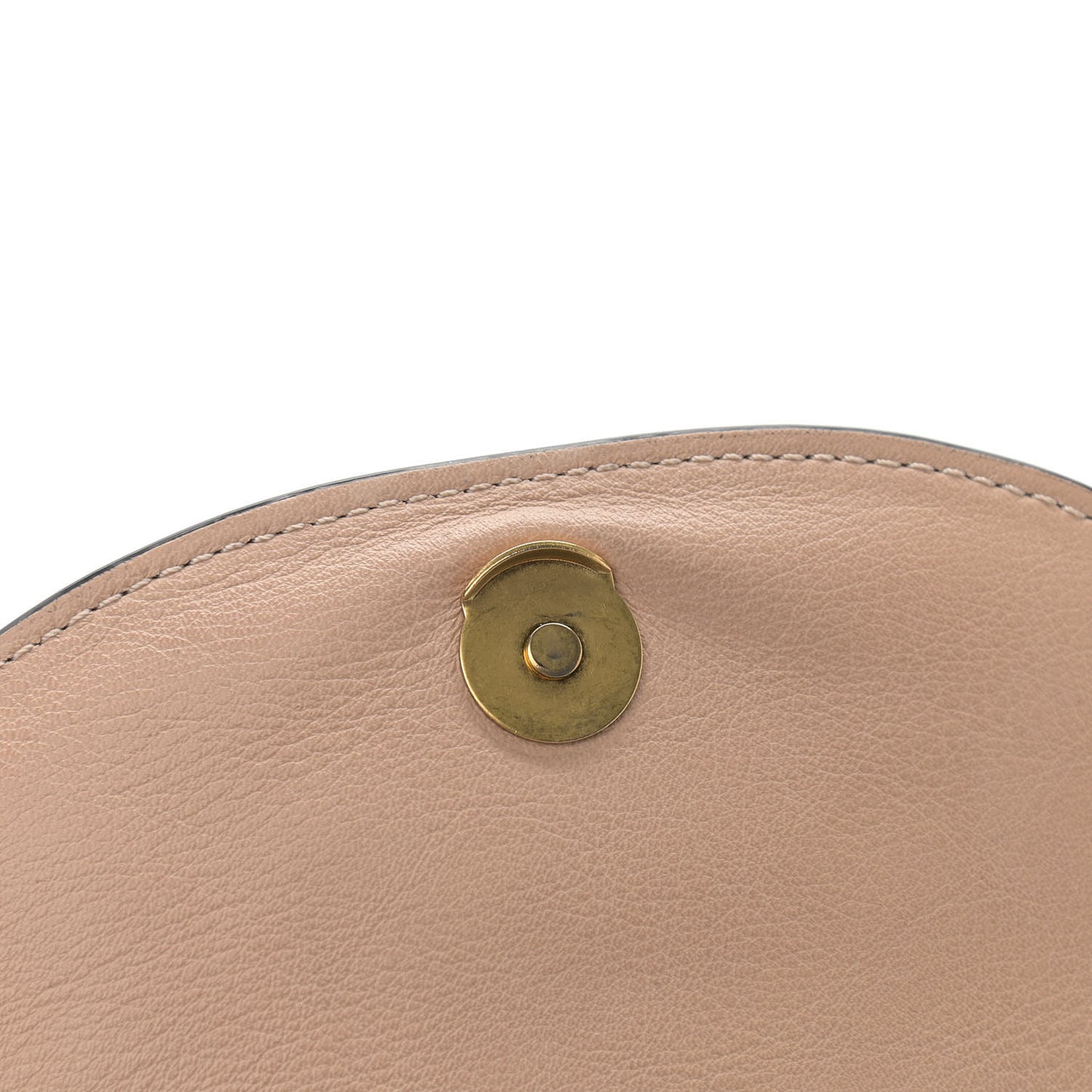 Calfskin Small Nile Bracelet Minaudiere Bag Biscotti Beige