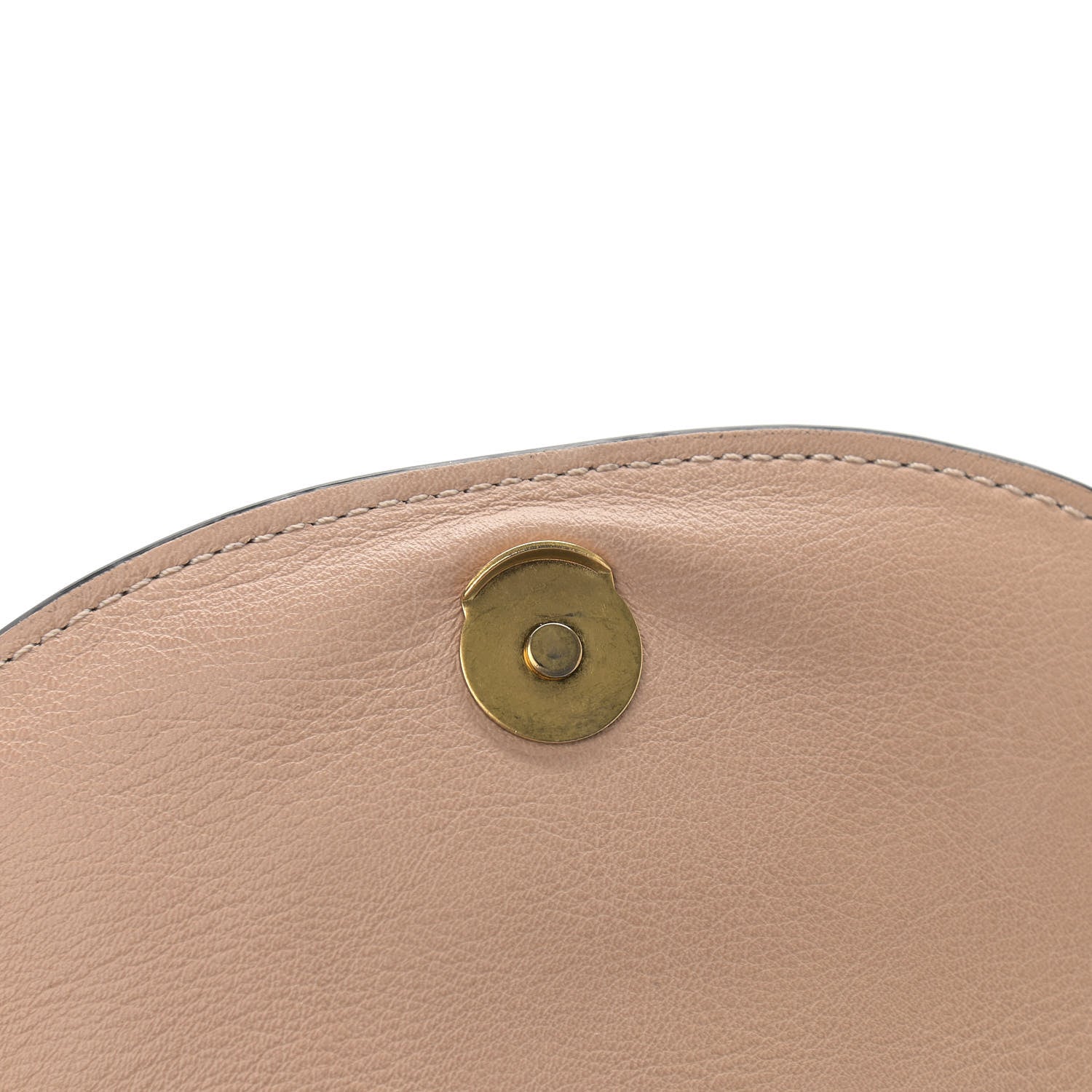 Chloe Calfskin Small Nile Bracelet Minaudiere Bag Biscotti Beige 13 of 16