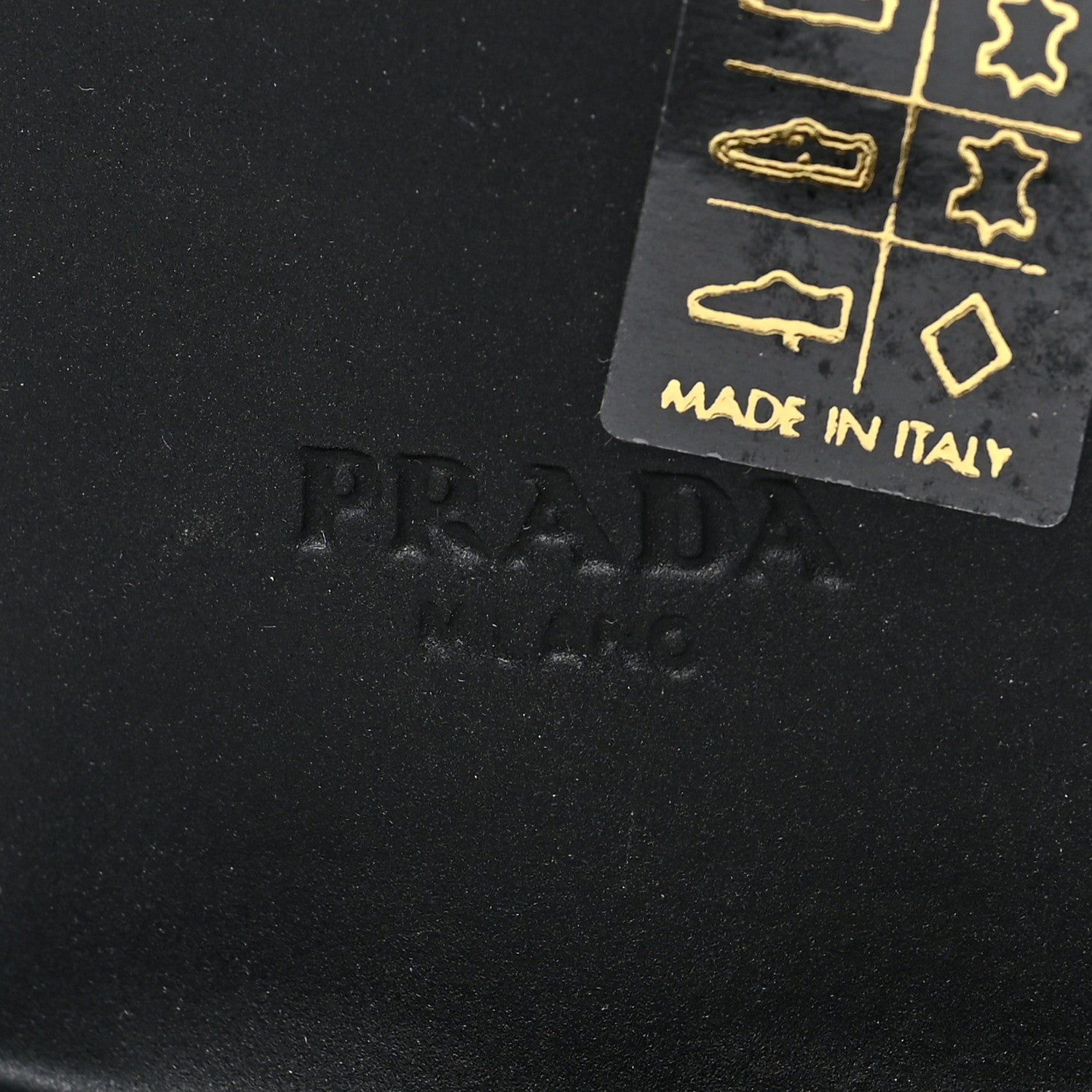 Prada Spazzolato Metal Triangle Logo 50mm Loafers 39.5 Black 6 of 8