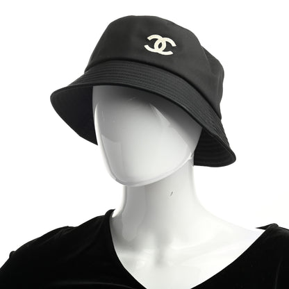 Chanel Cotton CC Bucket Hat Black 2 of 8