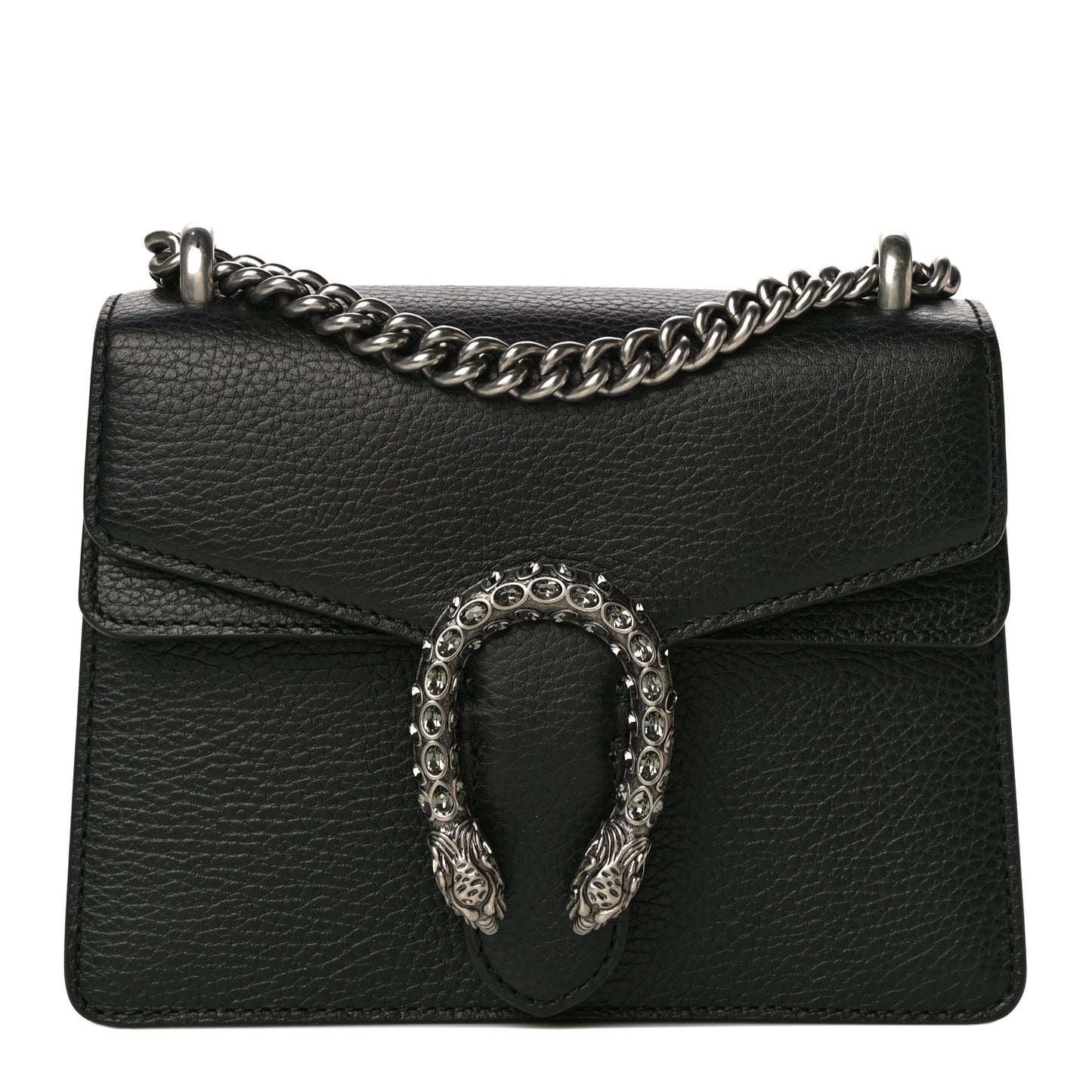 Calfskin Mini Dionysus Shoulder Bag Black