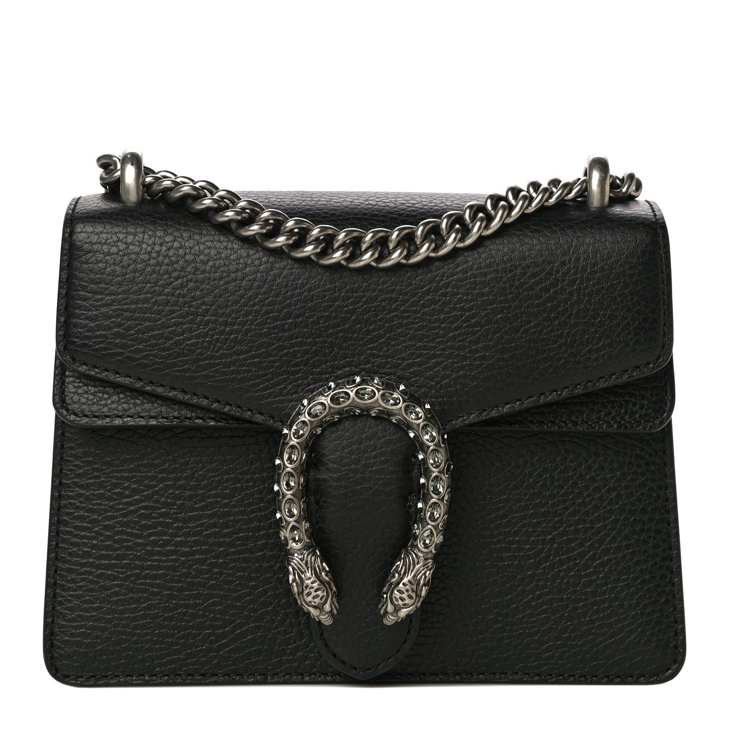 Gucci Calfskin Mini Dionysus Shoulder Bag Black 1 of 13